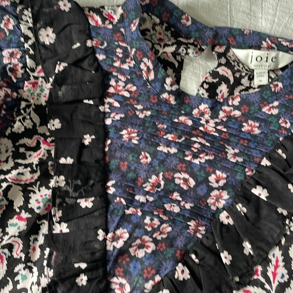 Joie Floral Lace Trim Top (XL) - Picture 9 of 9